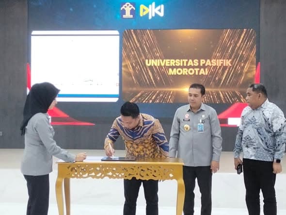 Universitas Pasifik Morotai Tandatangani Perjanjian Kerja Sama dengan Kanwil Kementerian Hukum Maluku Utara